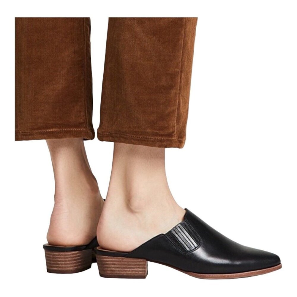 Madewell Women's‎ The Lanna Slip-On Mules English Saddle Leather Size US:7.5